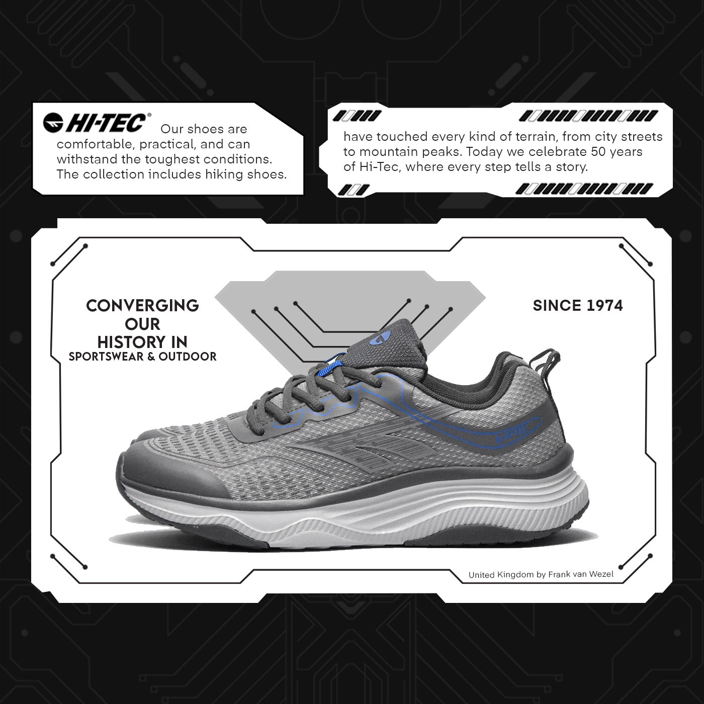 HI-TEC COURTNEY ULTIMATE GREY BLUE Référence : S014714